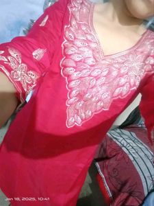 Elegant Embroidered Pink Salwar Kameez