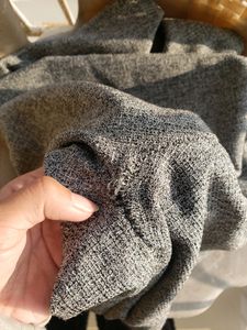 Grey Straight Fit Trouser For Women