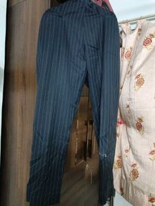 Striped Black Trousers