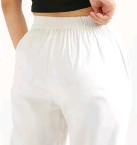 White Ankle Pants