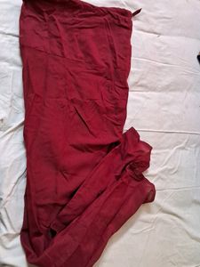 Maroon Umbrella Suit Dress