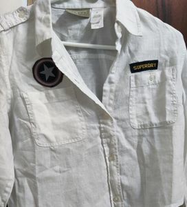 Crop Fit Boxy Shirt