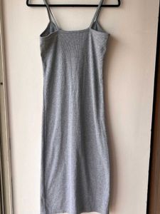 Gray Bodycon Tank Dress