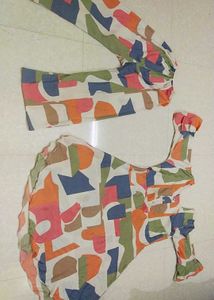 Abstract Print Two-Piece Set