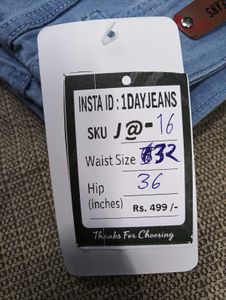 J@16 Size-32 (Sale) Latest Ladies high waist Jeans