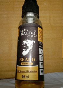 Balbo Beard Growth Hair Oil, With Almond Oil &amp; Vitamin E ...50ML