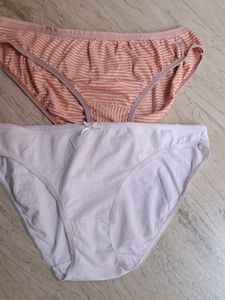 Combo Of  Six  Pure  Cotton  Panty N Hipster