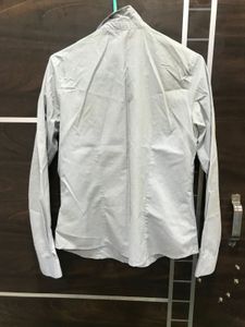 Sky Blue Formal Shirt Polka Dot