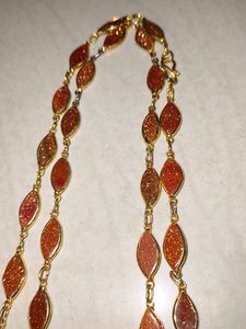 Elegant Goldstone Necklace