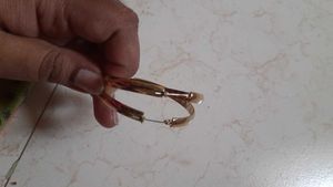 Round gold Plated Earrings