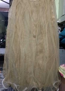 Golden Lehenga Choli Set