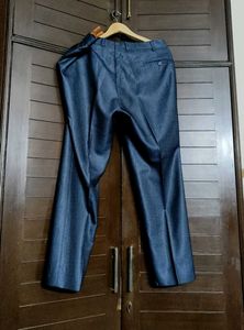 Partywear Men Shiny Stylish Blue Suit Set