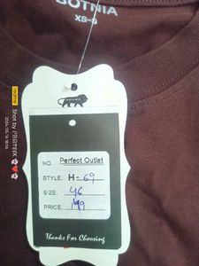 H-69 Chest Size 46 Length 28 Men T shirt