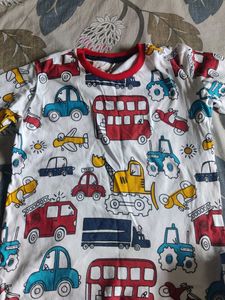 Fun Car Print Clothing Set