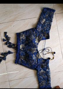 Navy Blue Lehanga Set