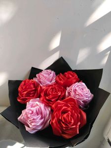 Rose Bouquet - Handmade Fabric Flowers