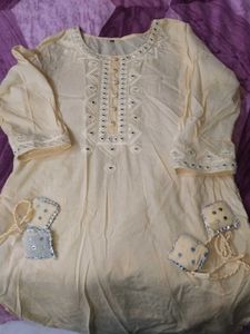 Embroidered Mirrorwork Kurti