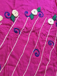 Hand Embroided Plazo Kameez With Dupatta