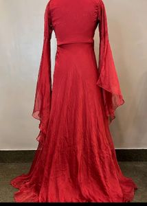Red Medieval Style Gown