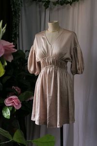 H&amp;M Elegant Champagne Dress