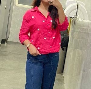 Heart Thread work Shirt