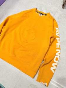 A Bathing Ape 🦍 Yellow Crewneck