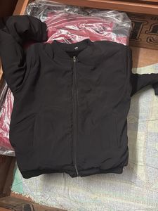 Fur jacket black colour