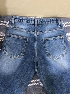 Wide Leg Denim Jeans