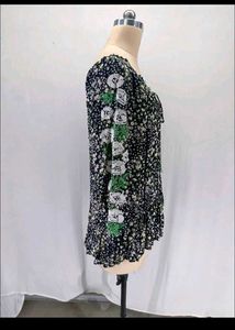 New Sleeve Embroidery Peasant Top