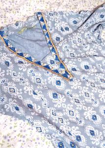 Elegant Blue kurti set