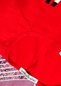 Red Striped Calvin T-Shirt