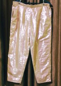 Golden Palazo Pant with 2 Big Pockets Size 40-42