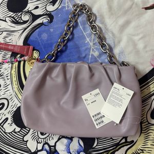 H&M Chic Lavender Handbag