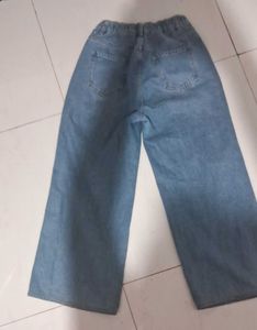 Striped Wideleg Jeans