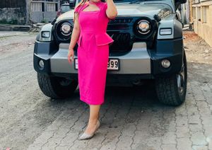 Pintrest branded Designer pink one piece