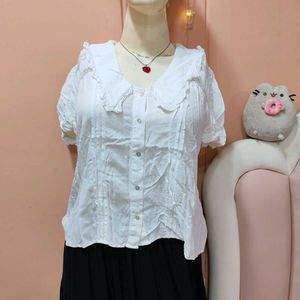 ZARA Puffed Sleeved Top