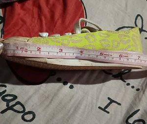 Beautiful Florescent Colour Shoes For Girls.