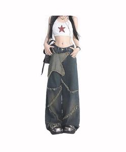 Baggy Y2k Vintage Star Straight Wide Leg Jeans