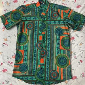 Retro Patterned Shirt