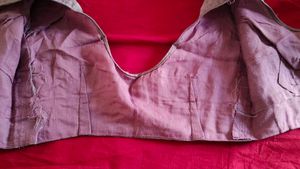 like new Elegant Lavender Saree with Blouse