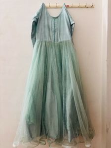 Elegant Mint Green Tulle Dress