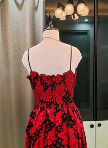 Pretty Black And Red Dress