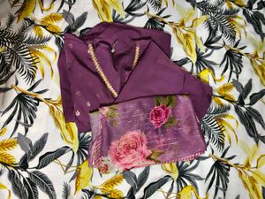 Elegant Purple Kurta Set
