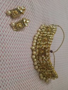 Pearl & Kundan Choker Set