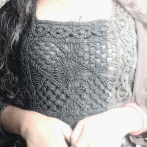 Crochet Detail Top