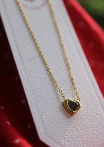 Gold Heart Pendant Necklace