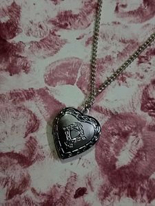 Silver Heart Photo Locket💌✨