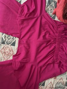 Very Prety Pink Full Jumpsuit