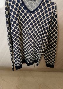Patterned Knit Sweater