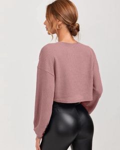 Long Sleeve Crop Top
